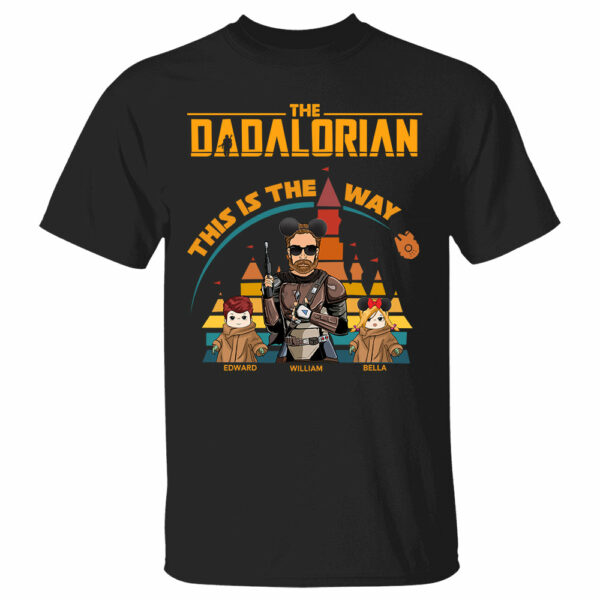 This Is The Way - Personalized Shirt For Dad Mom With Kids Family Trip Gift
