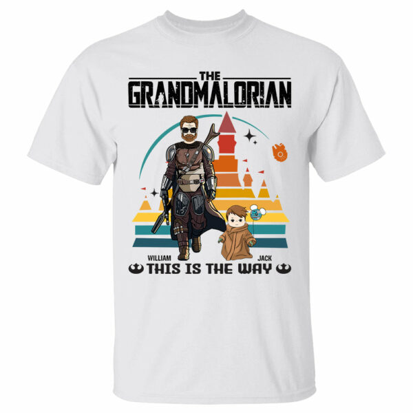 This Is The Way - Personalized Shirt Gift For Dad Mom Custom Nickname Death Star Shirt