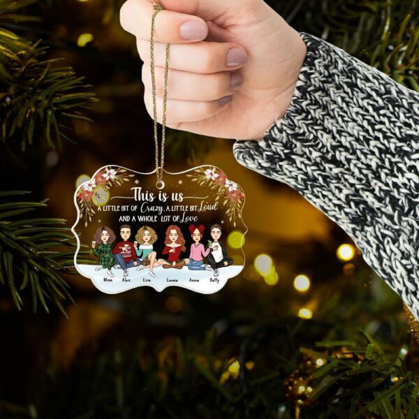 This Is Us Personalized Acrylic Ornament Christmas Gift For Family - Image 6