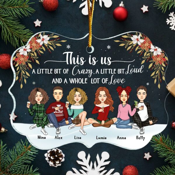 This Is Us Personalized Acrylic Ornament Christmas Gift For Family - Image 3