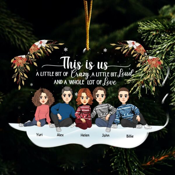 This Is Us Personalized Acrylic Ornament For Family Besties Sisters Siblings New - Image 2