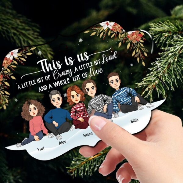 This Is Us Personalized Acrylic Ornament For Family Besties Sisters Siblings New - Image 7