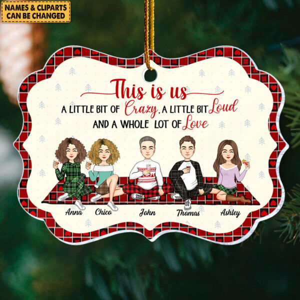This Is Us Personalized Acrylic Ornament Gift For Family, Christmas Gift - Image 5