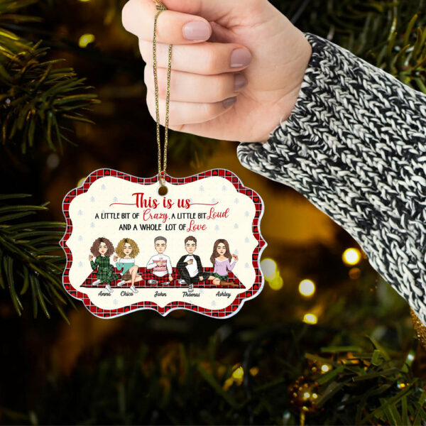 This Is Us Personalized Acrylic Ornament Gift For Family, Christmas Gift - Image 4