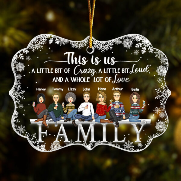This Is Us Personalized Christmas Personalized Acrylic Ornament For Family - Image 4