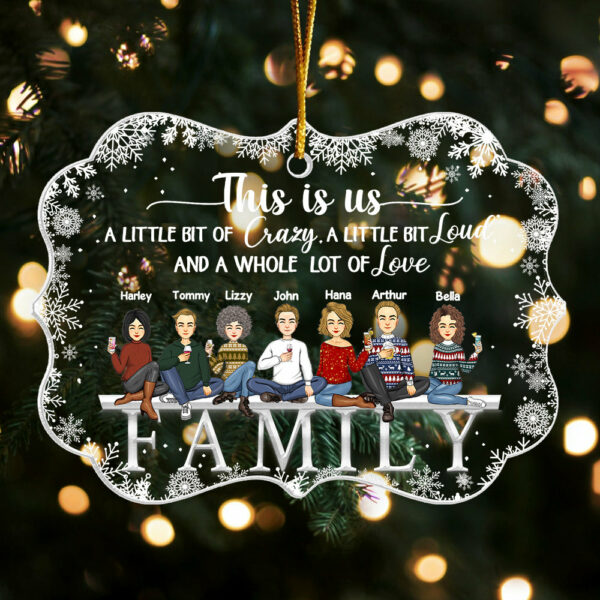 This Is Us Personalized Christmas Personalized Acrylic Ornament For Family - Image 3
