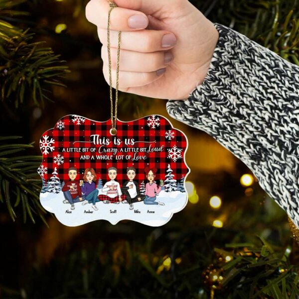 This Is Us Personalized Ornament Gift For Family, Christmas Wooden Gift - Image 6