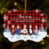 This Is Us Personalized Ornament Gift For Family, Christmas Wooden Gift