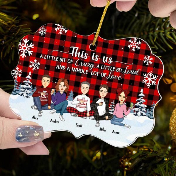 This Is Us Personalized Ornament Gift For Family, Christmas Wooden Gift - Image 5