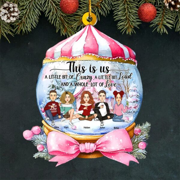 This Is Us Wonderful Time Ornament - Personalized Acrylic Ornament - Image 3