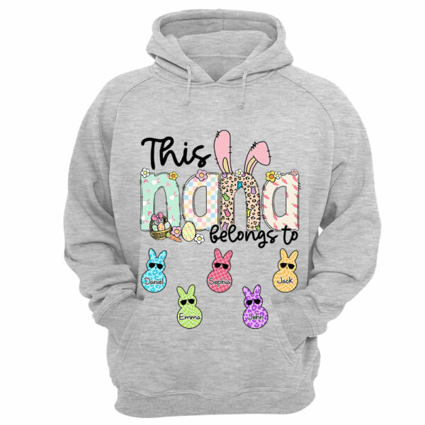 This NaNa belong to, Personalized Grandma Peeps Easter Shirt, Custom Grandma And Kids T1807 - Image 12
