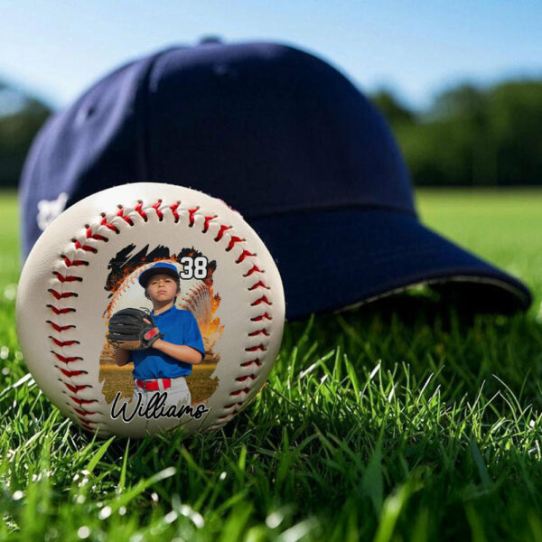 To My GrandSon You Will Never Lose Baseball Ball, Personalized Engraved Baseball, Gift For Mom Tu24 - Image 5