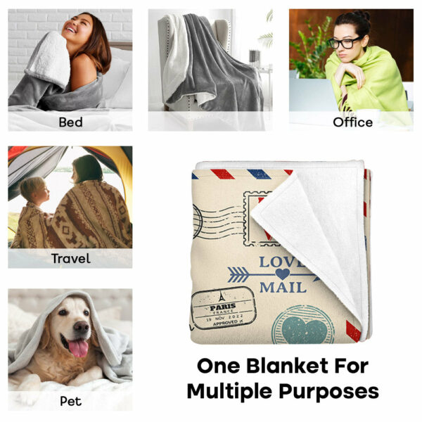 To My Mom I Know It Is Not Easy For A Woman To Raise A Woman And There Is No Way Letter Custom Blanket Gift For Mom - Image 6