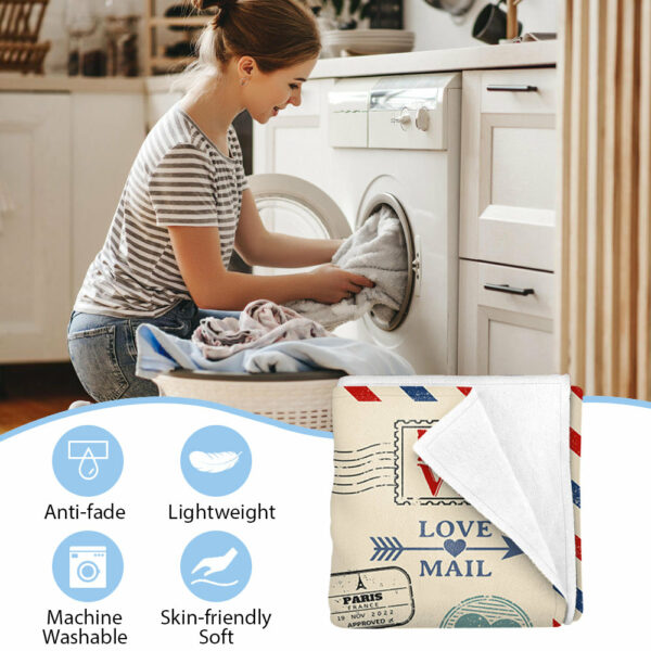 To My Mom I Know It Is Not Easy For A Woman To Raise A Woman And There Is No Way Letter Custom Blanket Gift For Mom - Image 7