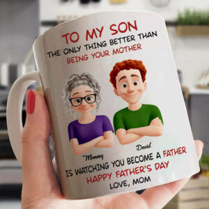 To My Son Personalized Mug For Son From Mom