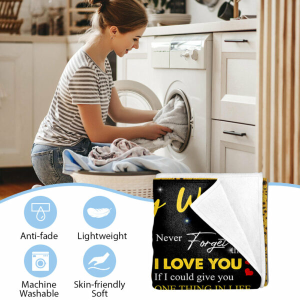 To My Wife Never Forget That I Love You Blanket For Wife - Blanket Gifts For Wife - Image 7
