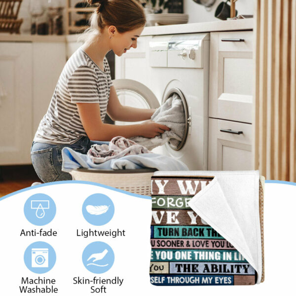 To My Wife To My Wife Never Forget That I Love You Custom Blanket For Wife - Image 5