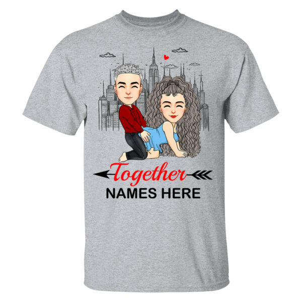 Together - Personalized Shirt For Couple - Image 5
