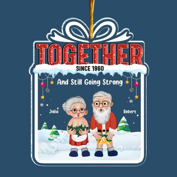 Together And Still Going Strong - Customized Couple Ornament - Image 4