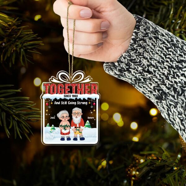 Together And Still Going Strong - Customized Couple Ornament - Image 5