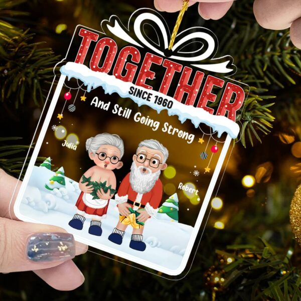 Together And Still Going Strong - Customized Couple Ornament - Image 6