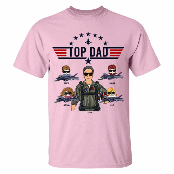 Top Dad Personalized Shirt Gift For Dad Grandpa - Image 5
