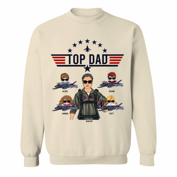 Top Dad Personalized Shirt Gift For Dad Grandpa - Image 9