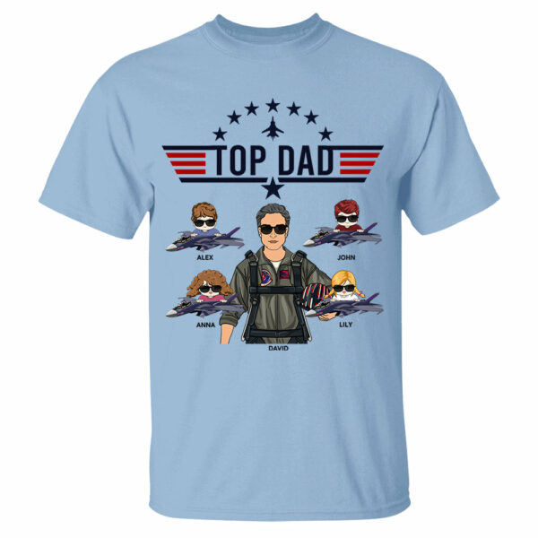 Top Dad Personalized Shirt Gift For Dad Grandpa - Image 6