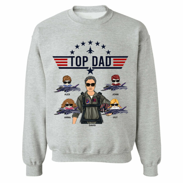 Top Dad Personalized Shirt Gift For Dad Grandpa - Image 8