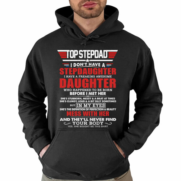 Top StepDad Shirt Gift From Step Daughter - Image 4
