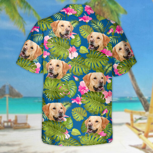 Tropical Leaf Photo Personalized Hawaiian Shirt For Dog Lover Dog Mom Dog Dad H2511 - Image 7