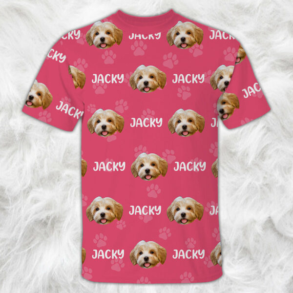 Upload Your Photo All Over Print Shirt For Dog, Cat Lovers - Custom Photo Pet - Image 4