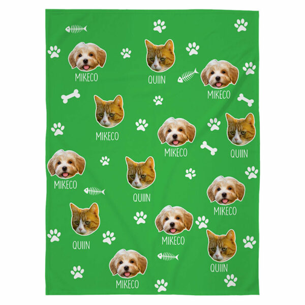 Upload Your Photo Blanket For Dog, Cat Lovers - Custom Photo Pet - Image 3