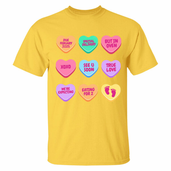 Valentine's Day Pregnancy Announcement Shirt, Valentine Baby Announcement, Valentine Baby Shower, Valentine Pregnancy Shirt, Expecting Gift - Image 3