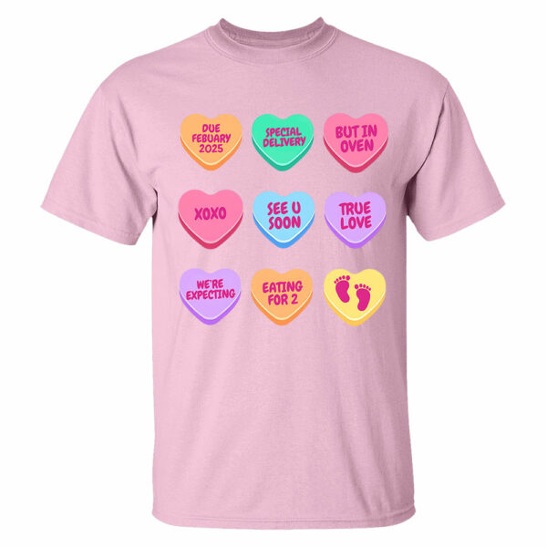 Valentine's Day Pregnancy Announcement Shirt, Valentine Baby Announcement, Valentine Baby Shower, Valentine Pregnancy Shirt, Expecting Gift - Image 2