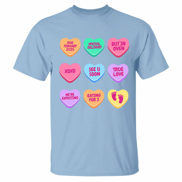 Valentine's Day Pregnancy Announcement Shirt, Valentine Baby Announcement, Valentine Baby Shower, Valentine Pregnancy Shirt, Expecting Gift - Image 8