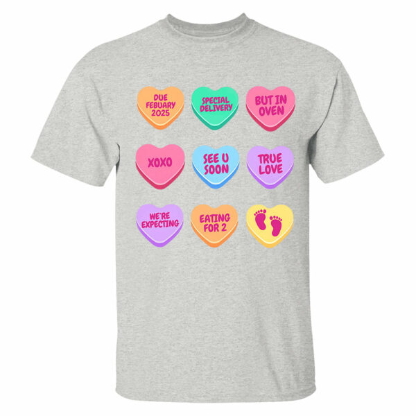 Valentine's Day Pregnancy Announcement Shirt, Valentine Baby Announcement, Valentine Baby Shower, Valentine Pregnancy Shirt, Expecting Gift - Image 5