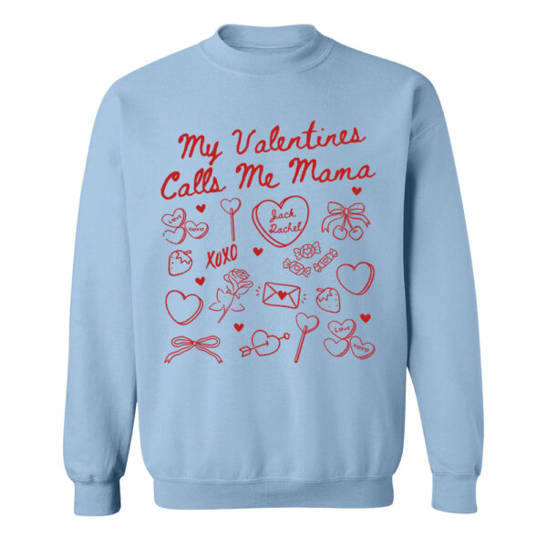 Valentines Mom Shirt Gift for Mom Valentines Day Mama Tee My Valentines Call Me Mama Gift For New Mom - Image 3