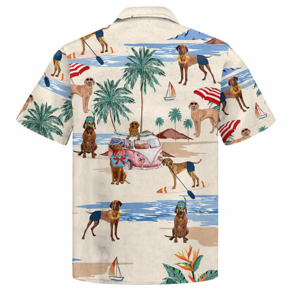 Vizsla Summer Beach Hawaiian Shirt - Image 2