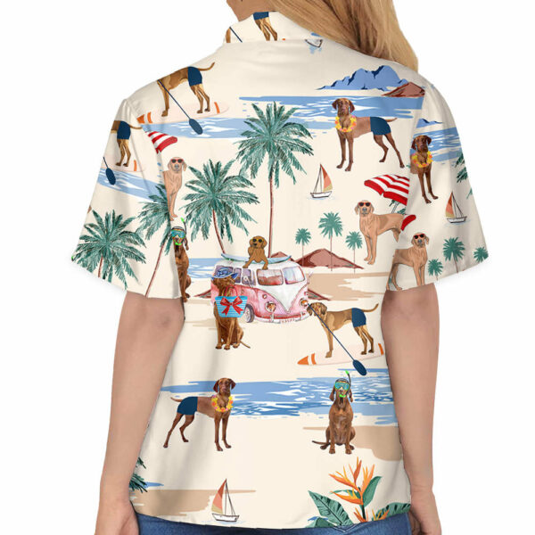 Vizsla Summer Beach Hawaiian Shirt - Image 6