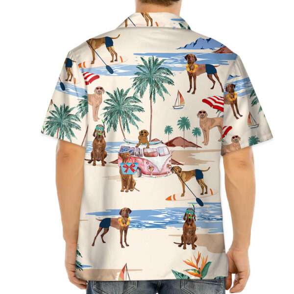 Vizsla Summer Beach Hawaiian Shirt - Image 4