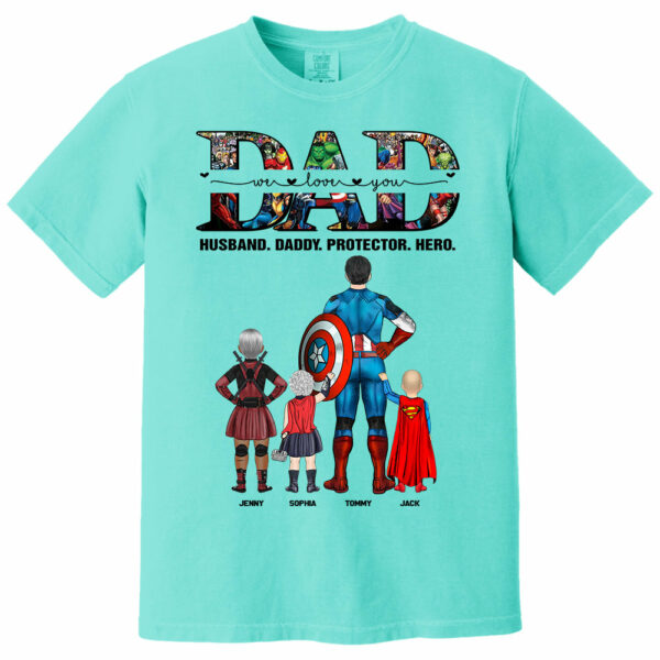 We Love You Dad, Personalized Shirt, Gift For Father's Day T1807 - Image 13
