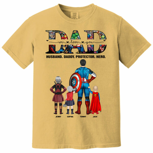 We Love You Dad, Personalized Shirt, Gift For Father's Day T1807 - Image 11