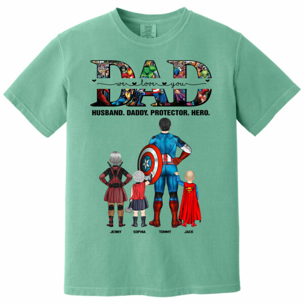 We Love You Dad, Personalized Shirt, Gift For Father's Day T1807 - Image 10