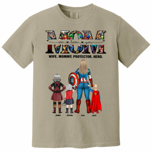 We Love You Mom, Personalized Shirt, Gift For Mother's Day T1807 - Image 15