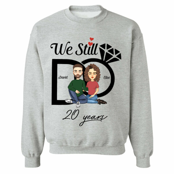 We Still Do Shirt - Wedding Anniversary T-shirts, Custom Year Custom Name Shirts - Image 8