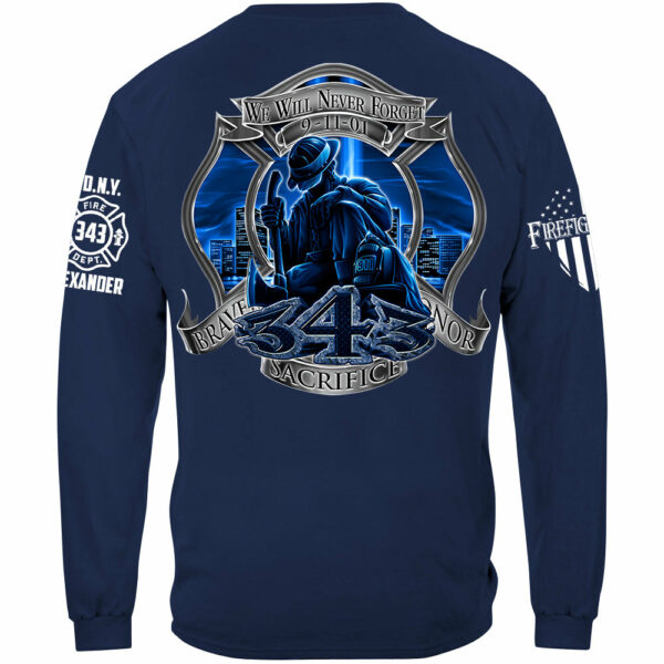 We Will Never Forget 9-11 Custom Shirt For Firefighter H2511 - Image 12
