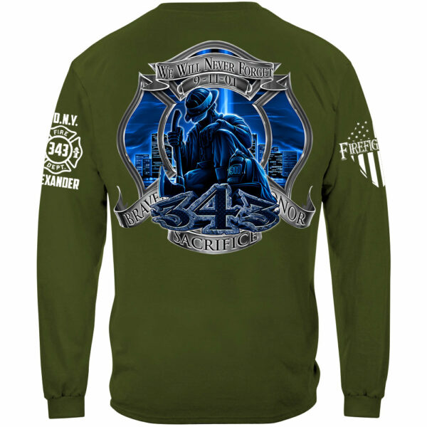 We Will Never Forget 9-11 Custom Shirt For Firefighter H2511 - Image 11