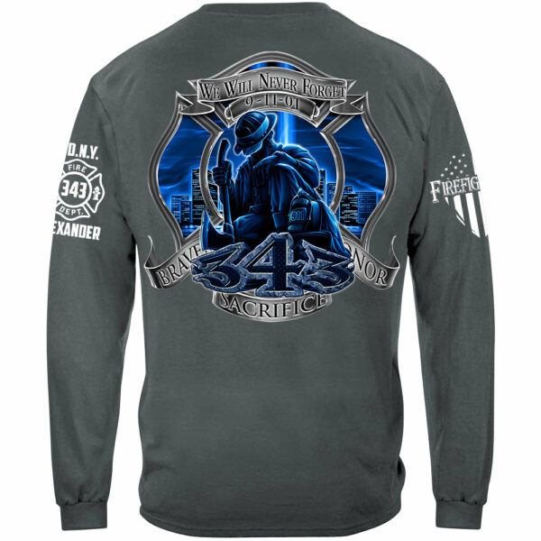 We Will Never Forget 9-11 Custom Shirt For Firefighter H2511 - Image 10