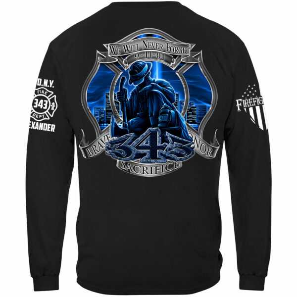 We Will Never Forget 9-11 Custom Shirt For Firefighter H2511 - Image 9